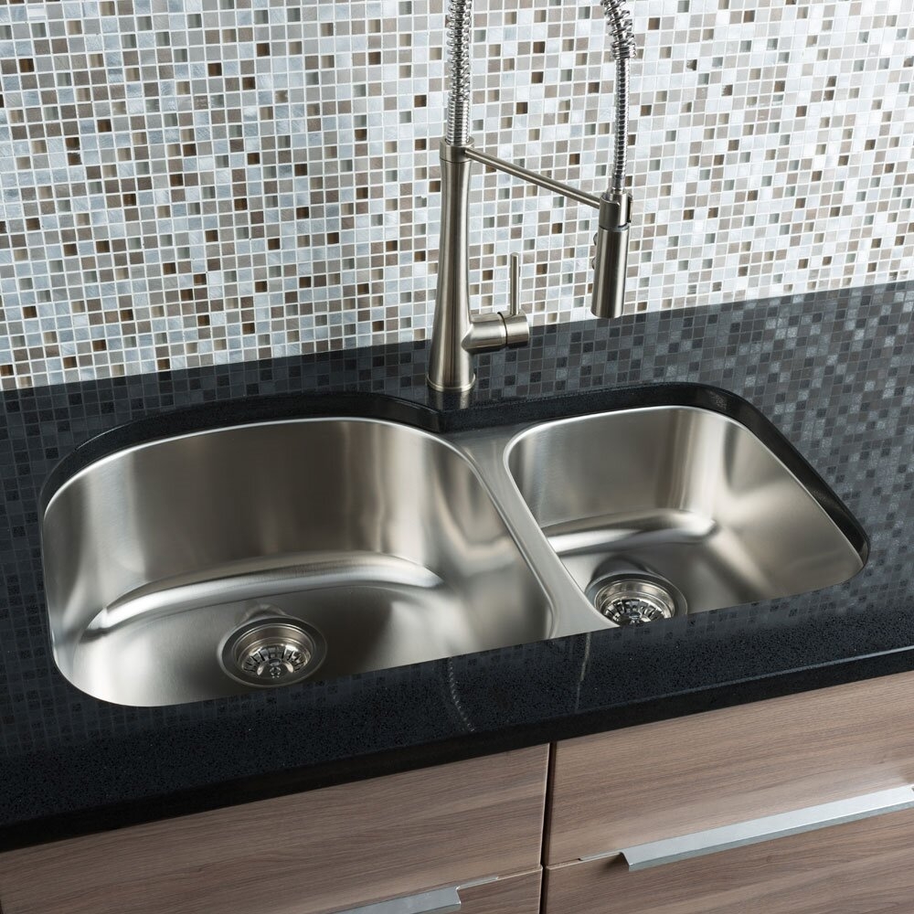 Nickel Stainless Steel Undermount Kitchen Sink