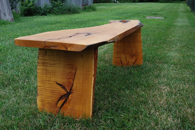 Osage Orange Rustic Live Edge Bench