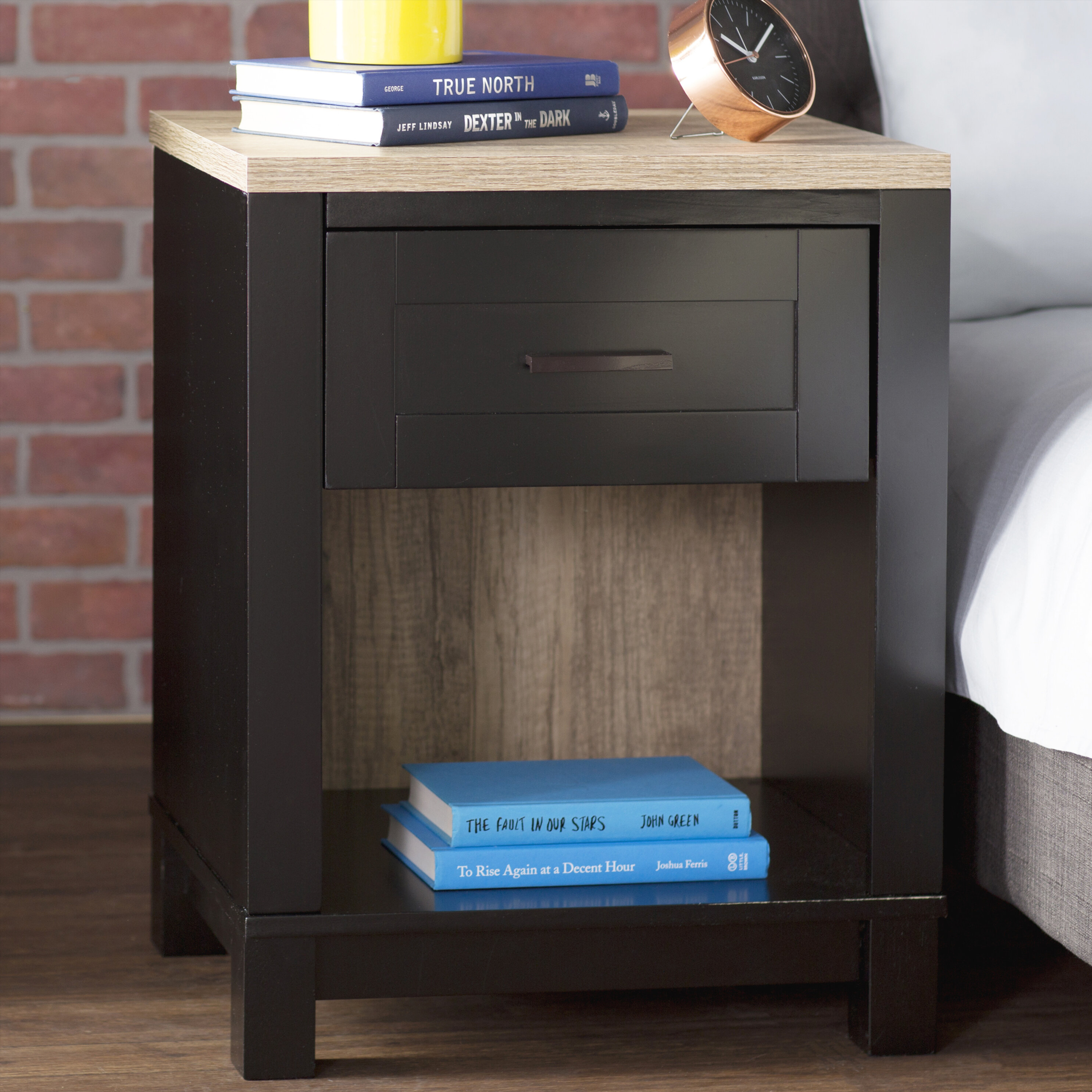 Pettigrew 1 Drawer Nightstand
