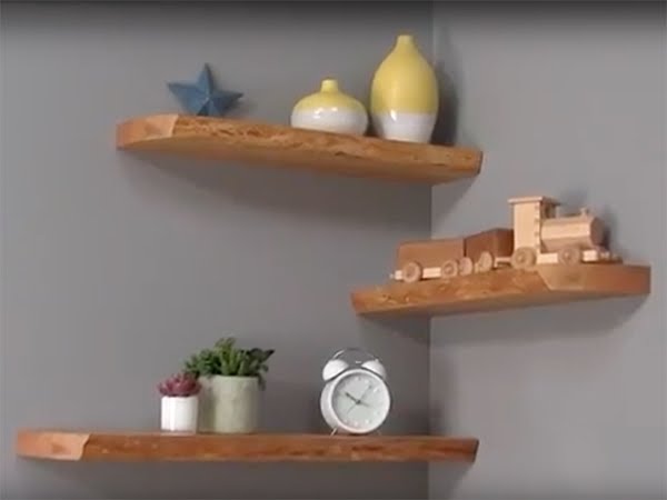 PROJECT: Making Live-Edge Floating Shelves - Woodworking ...