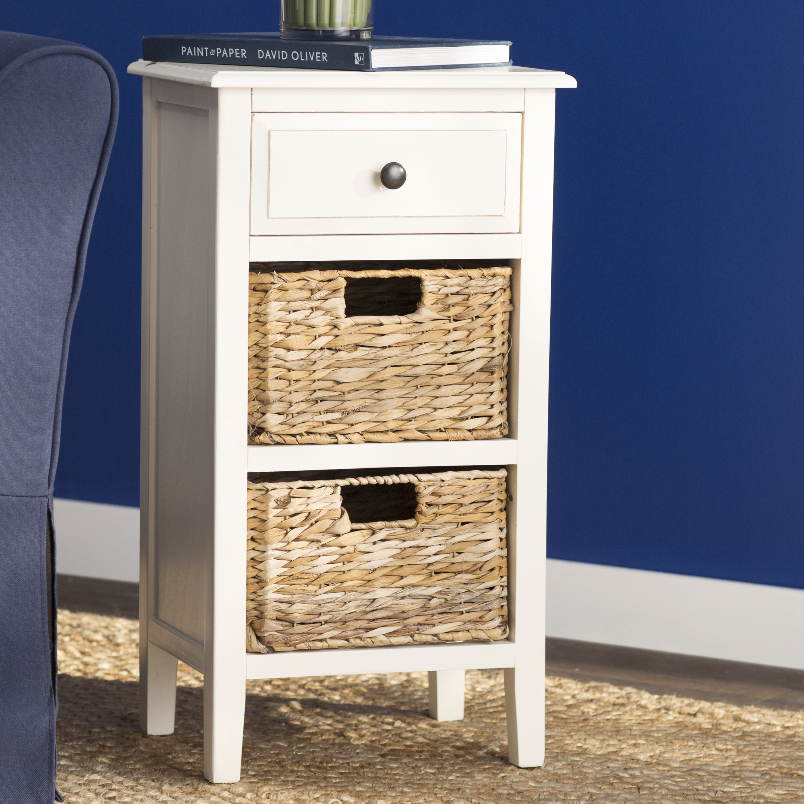 Santa Cruz End Table with Storage