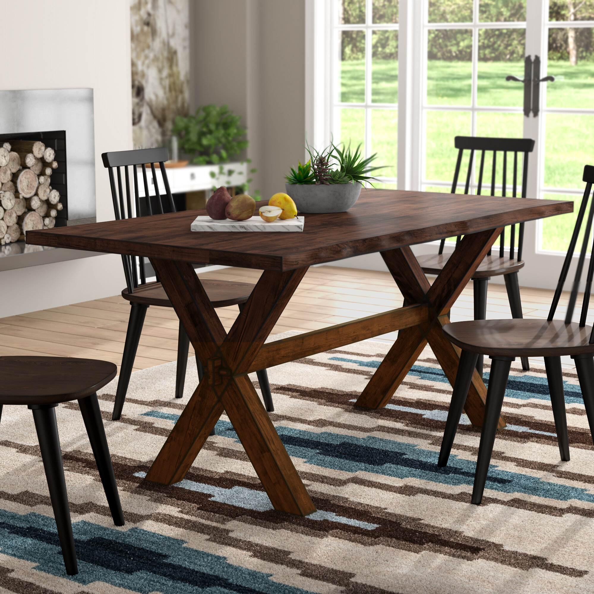 bullen solid wood dining table