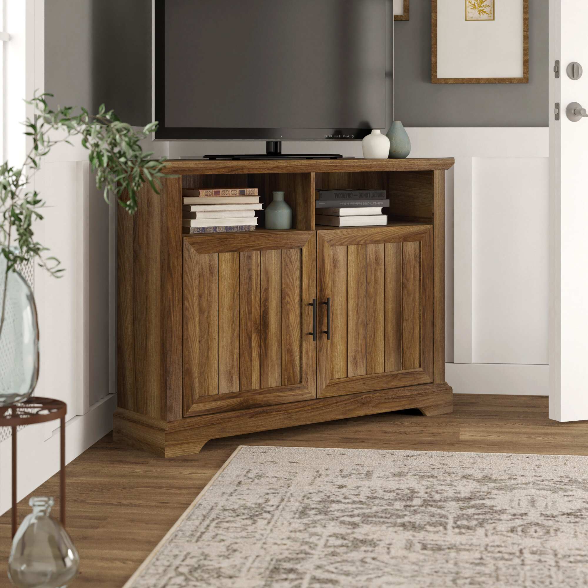 Tomball Corner TV Stand for TVs up to 48"