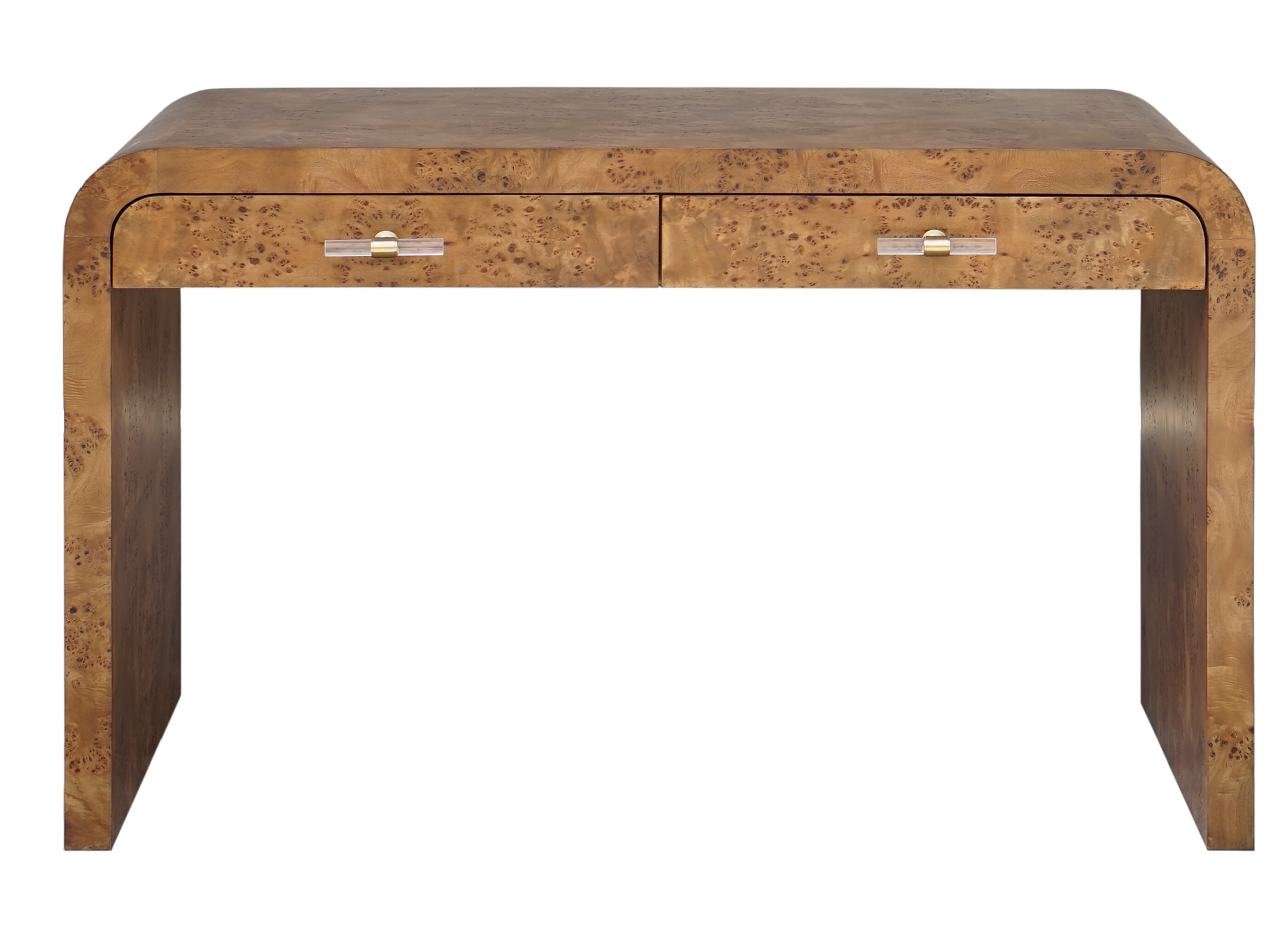 Waterfall Solid Wood Edge Desk