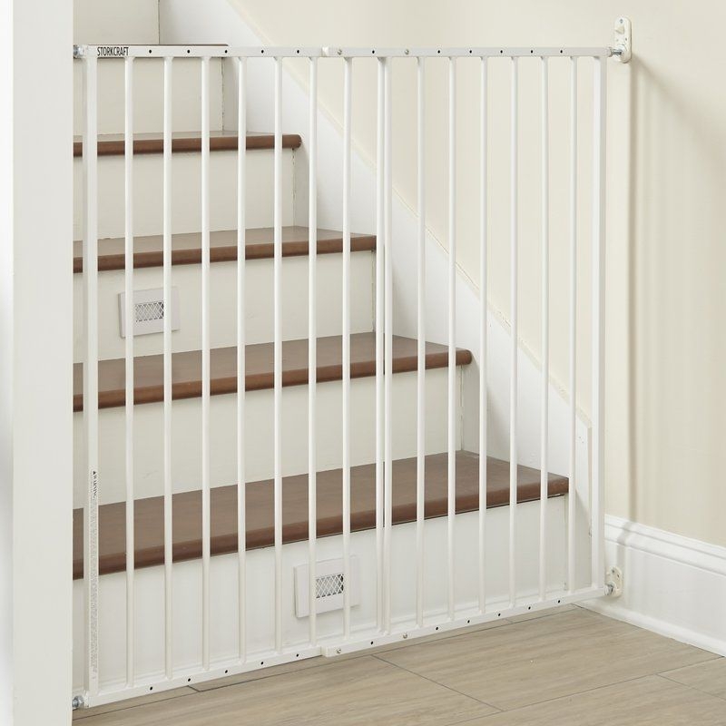 White Hardware Mounting Safety Gate