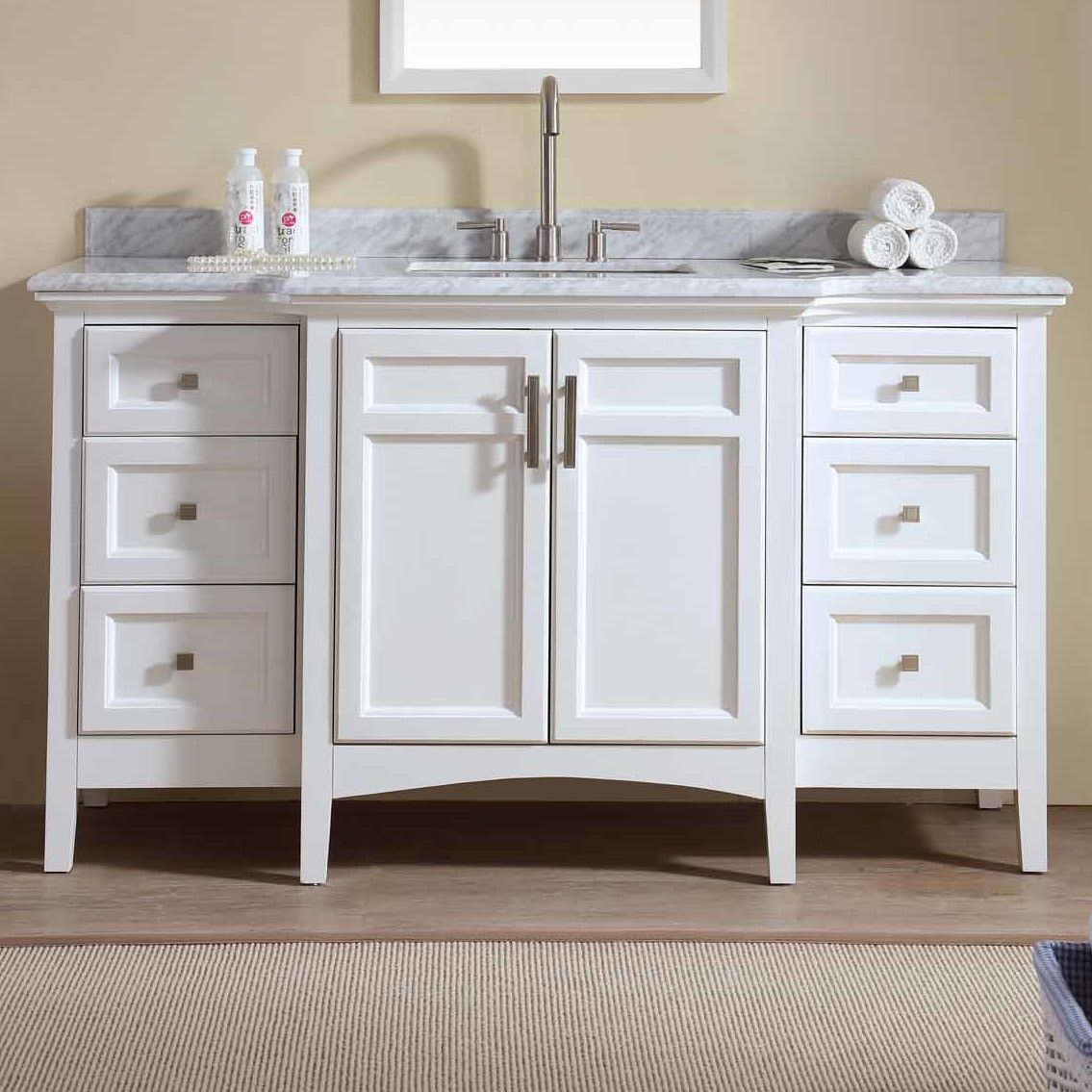 Xavier 60" Single Bathroom Vanity Set