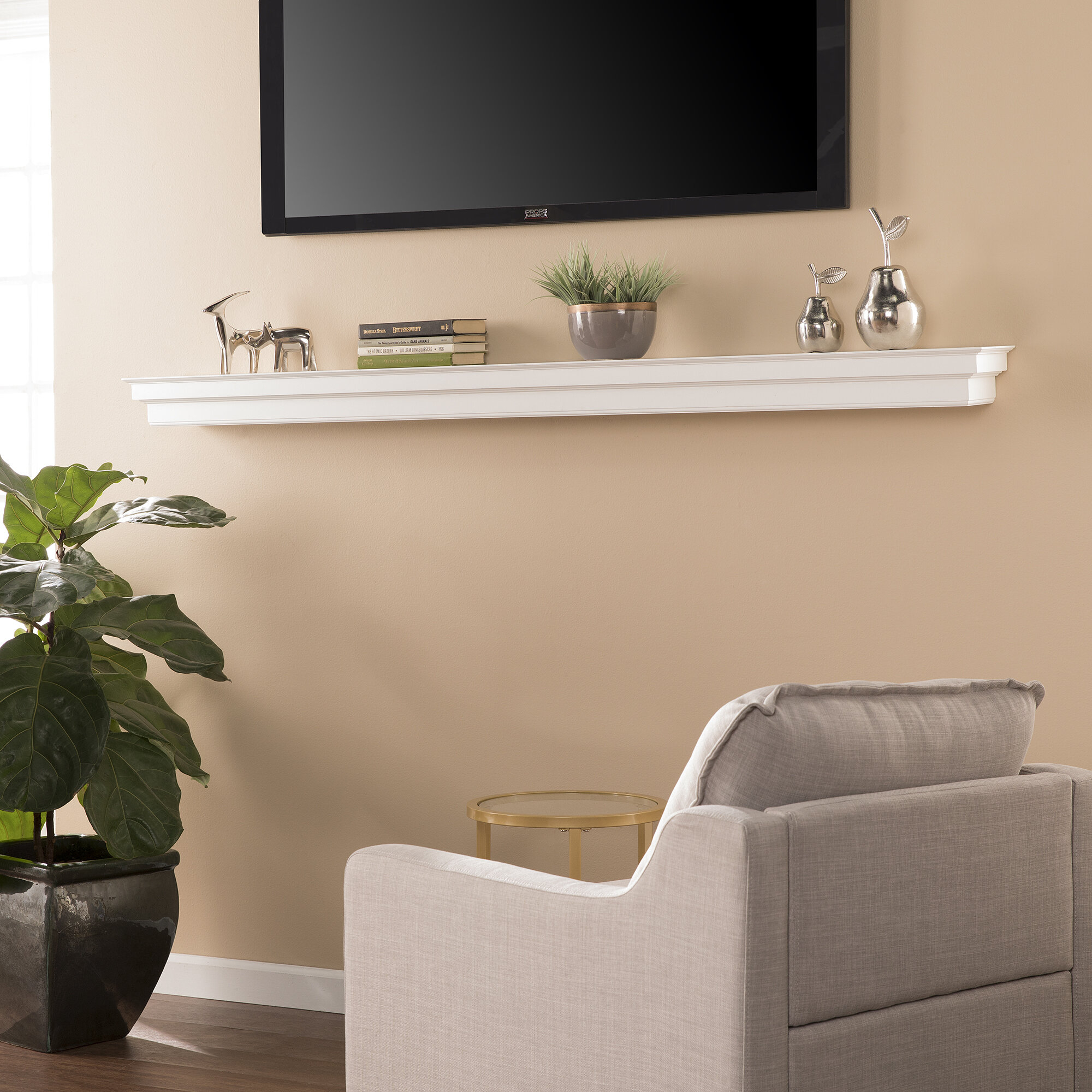 Yulia Fireplace Shelf Mantel