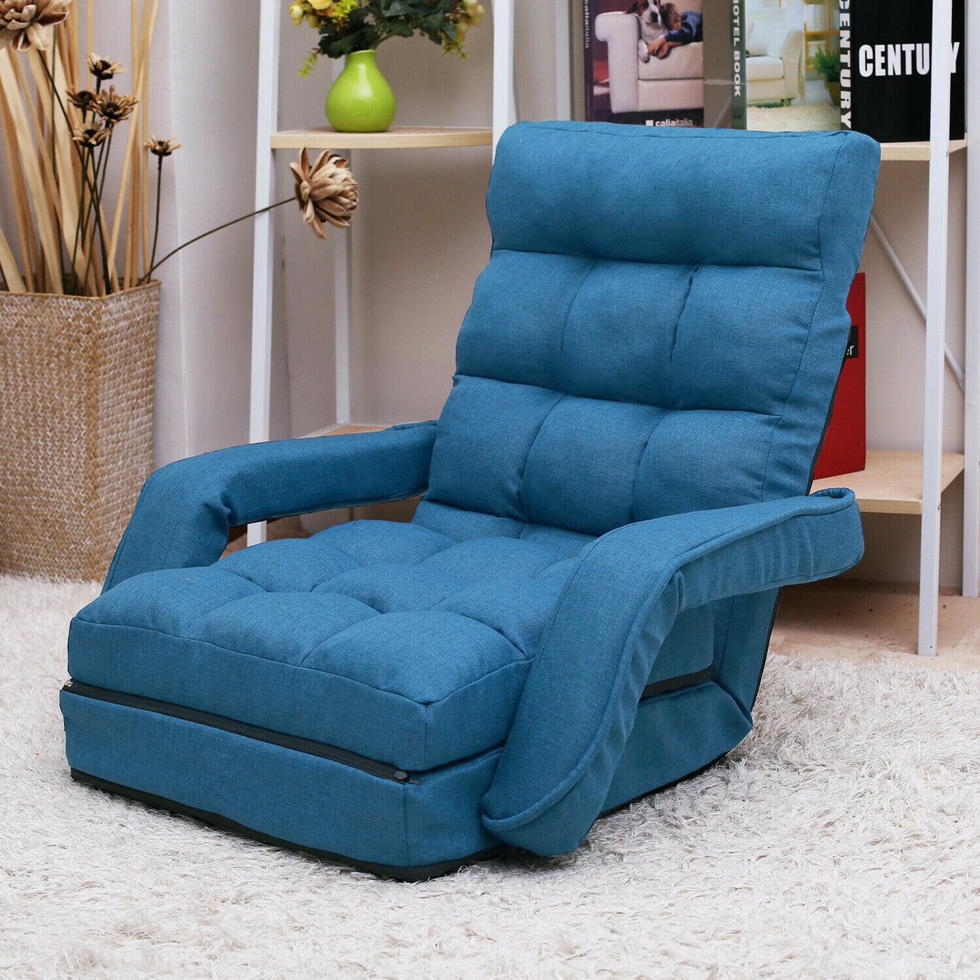 Adjustable Folding Kids Chair In Blue ?s=art