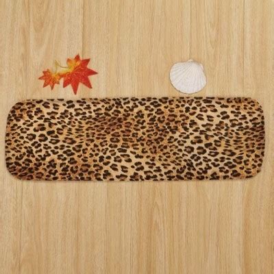 Animal Print Decor Coral Fleece Stair Tread