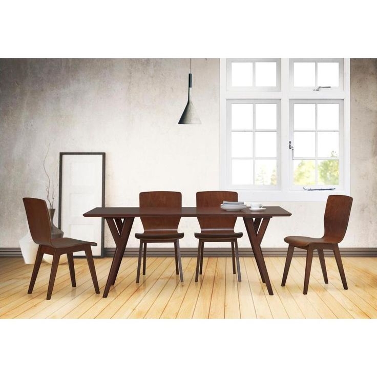 Birch Poplar Solid Wood Dining Set