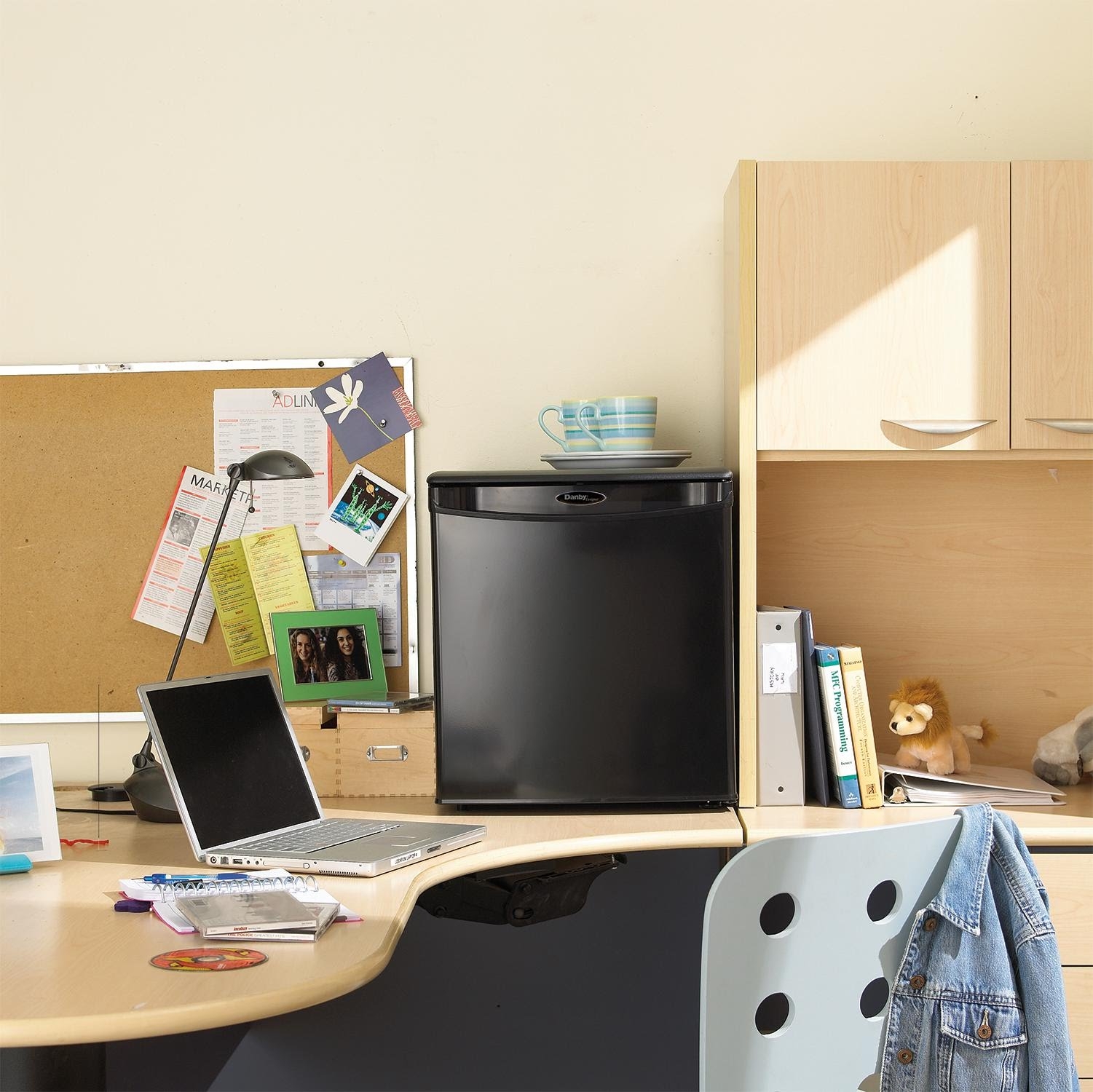 Black Freezer Less Freestanding Mini Fridge