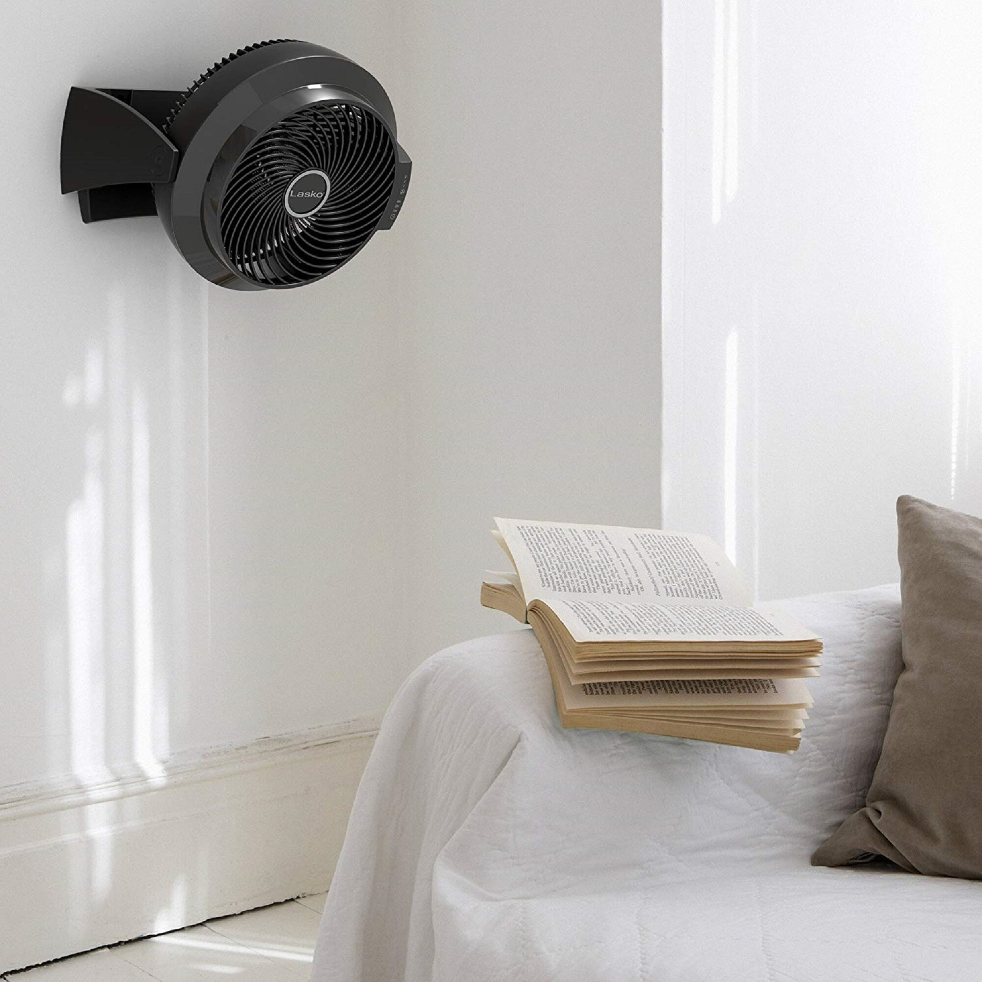 Black Wall Mounted Fan
