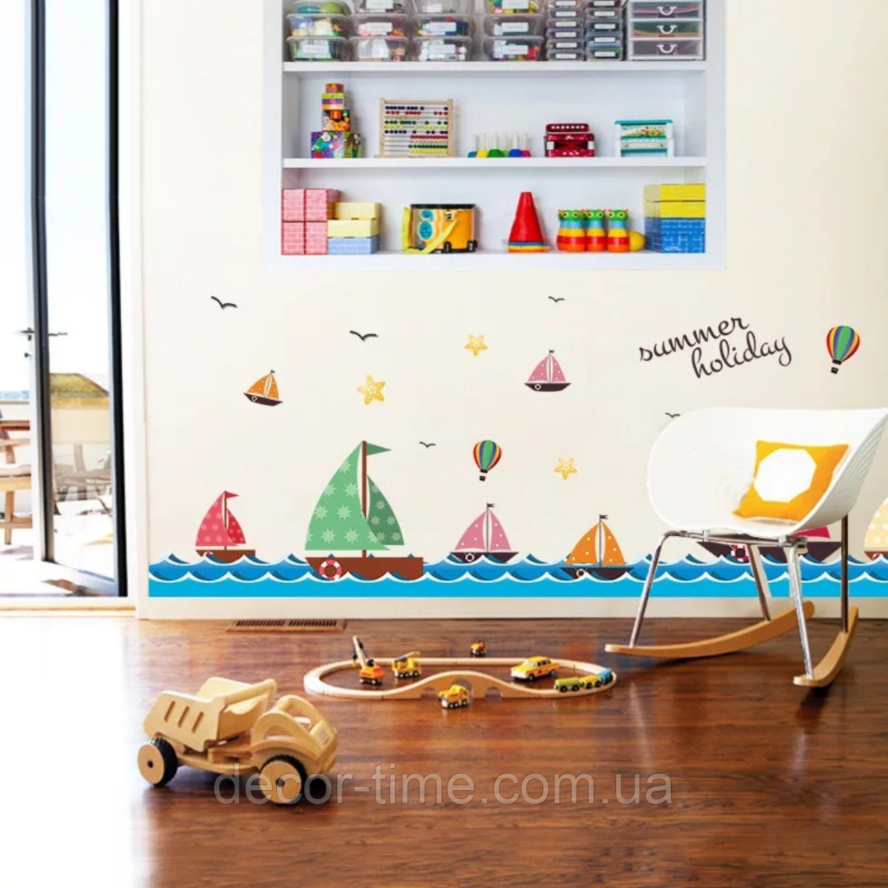 Blue Vinyl Nautical Wall Decals