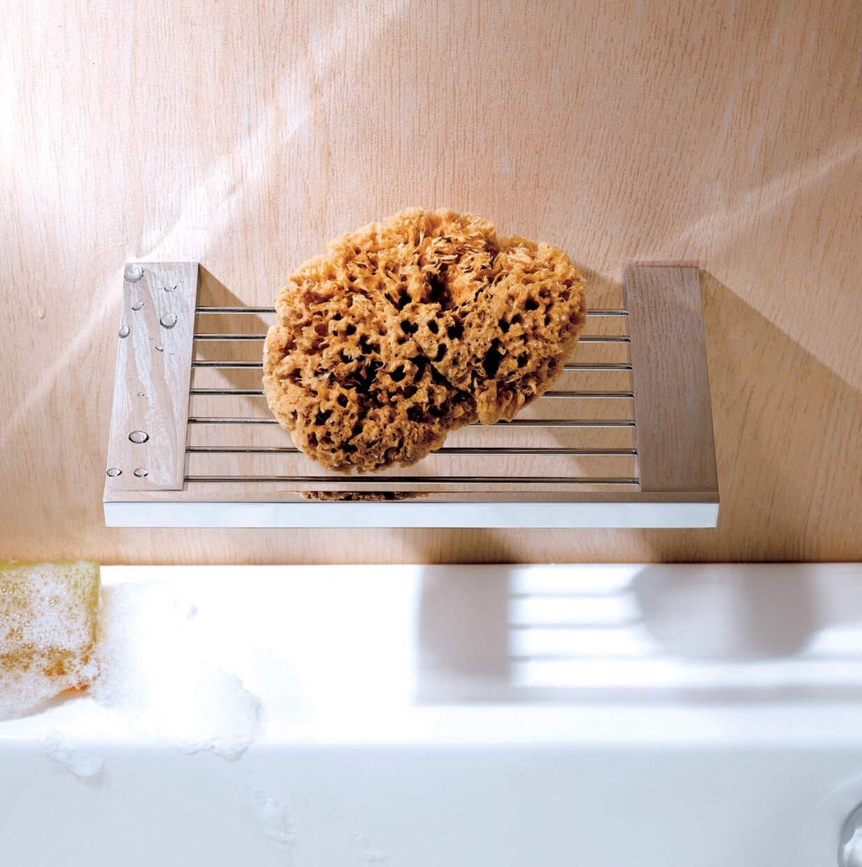 Brass Metal Drill Bath Caddy