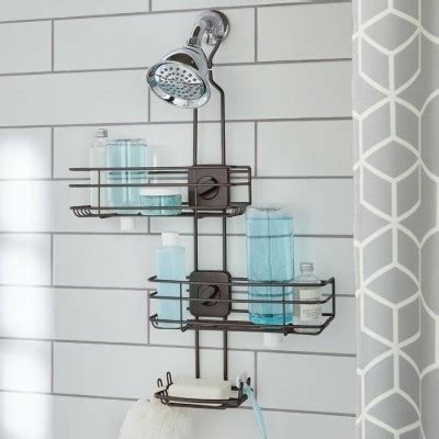 Bronze Metal Adjustable Hanging Shower Caddy