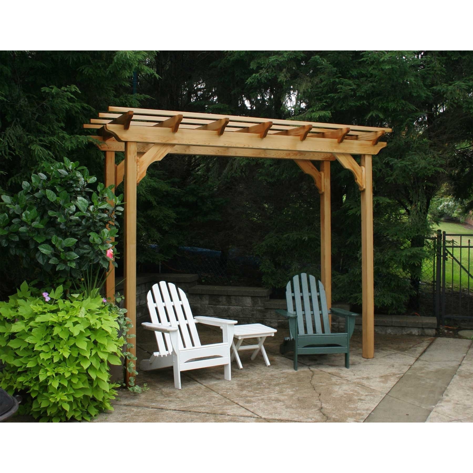 Cedar Solid Wood Slim Pergola