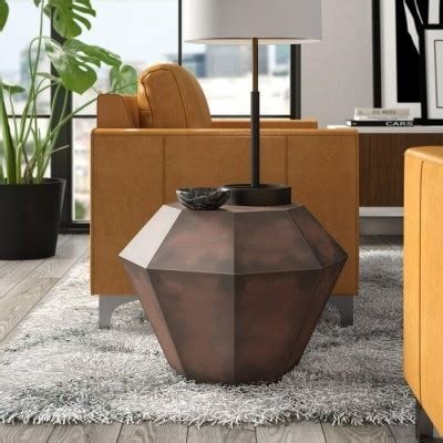 Copper Metal Tabletop Double Picture Frame