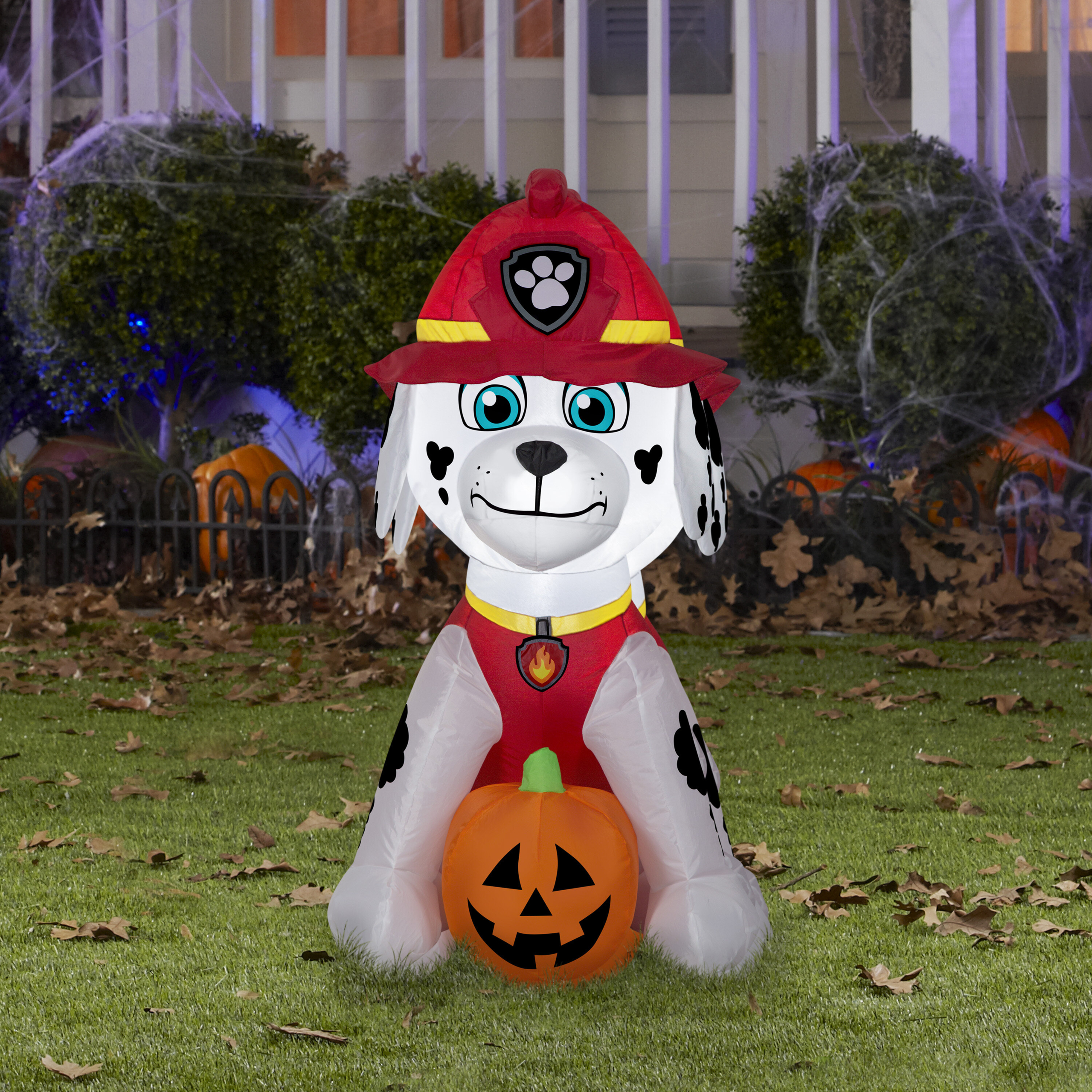 Dog Firefighter Halloween Inflatable