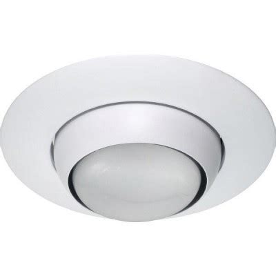 Eyeball Recessed Trim in White