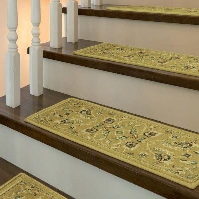 Fawn Olefin Oriental Stair Tread