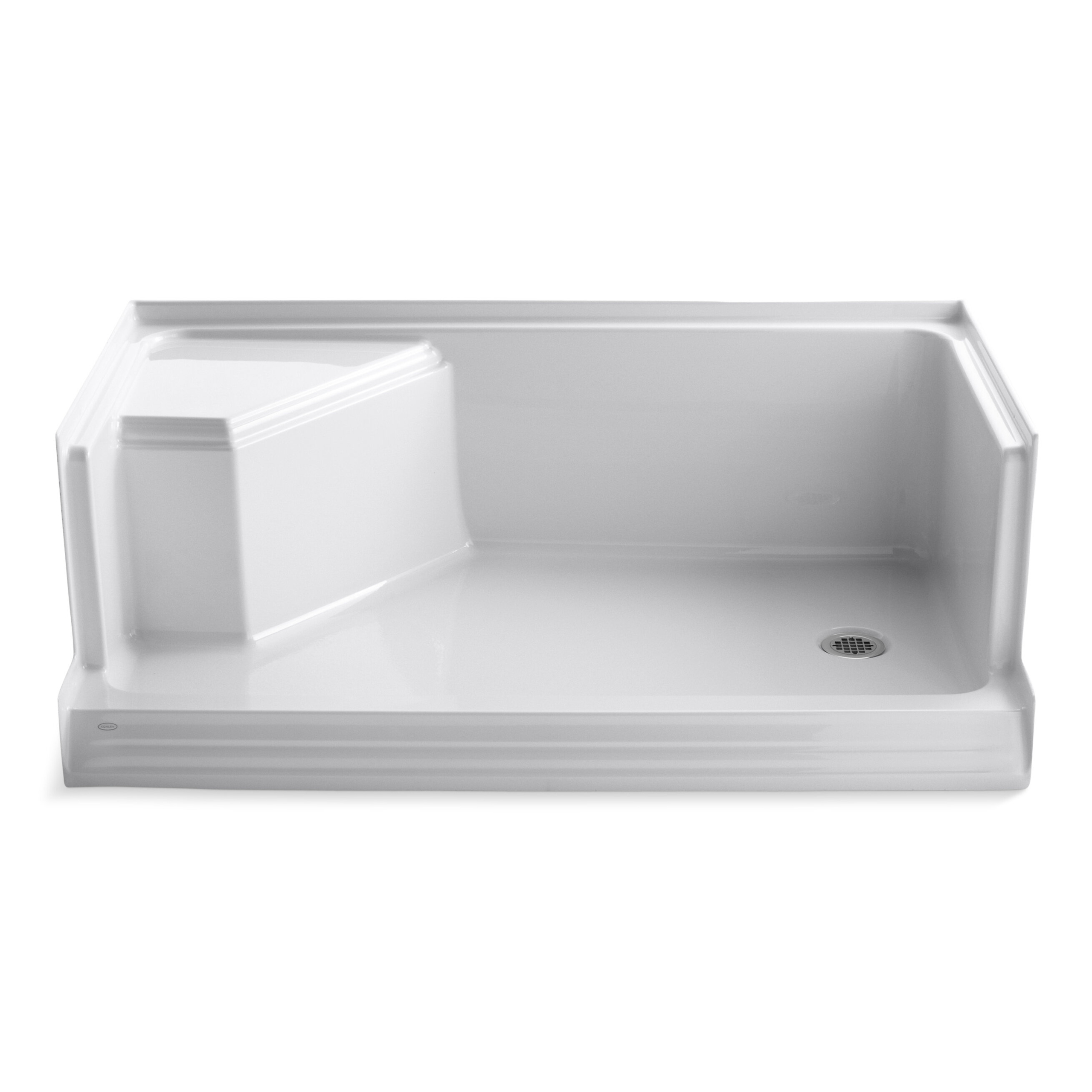 Fiberglass Single Threshold Shower Base