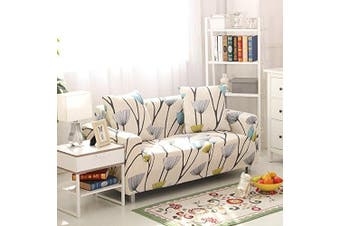 Floral Box Cushion Sofa Slipcover