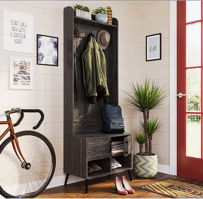 Free Standing Pet Gate in Cherry Wood