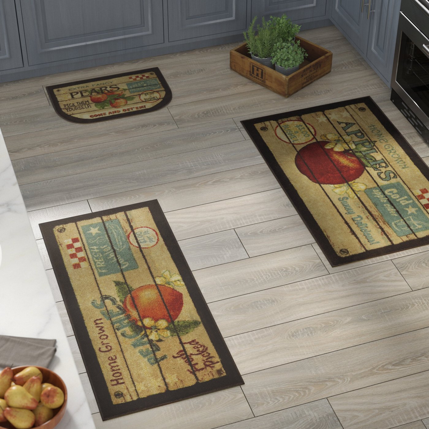 kitchen mat set of 3        <h3 class=