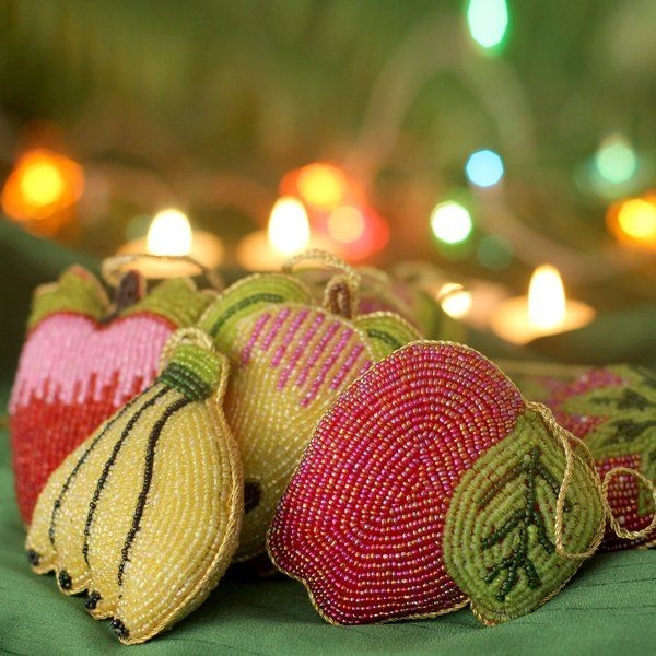 Fruits Fabric Hanging Ornament Set