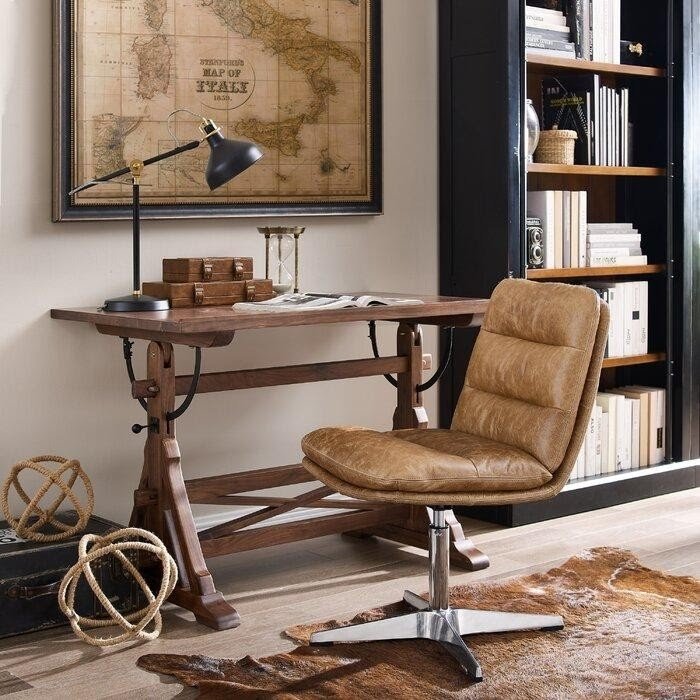 Genuine Leather Task Chair