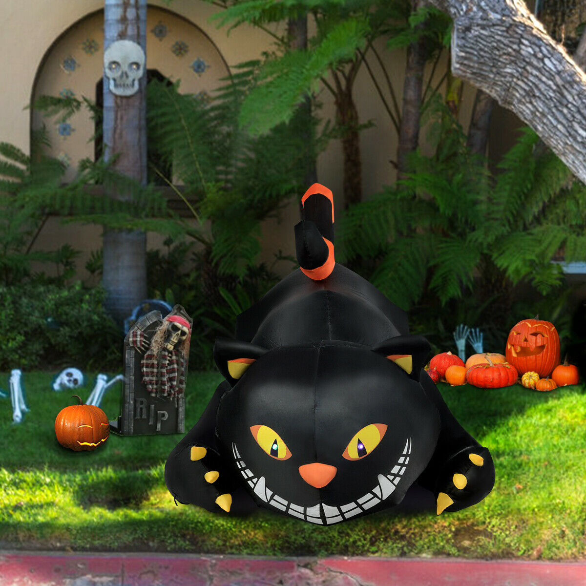 Giant Black Cat Halloween Inflatable