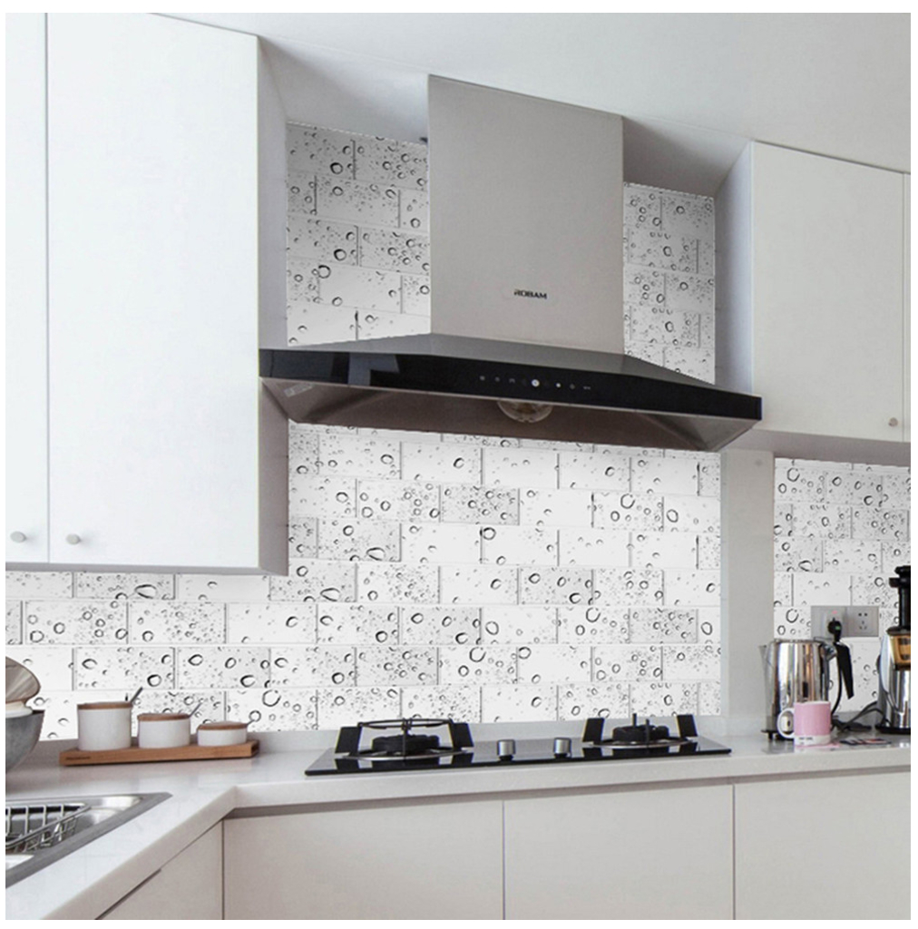 Glossy White Glass Peel And Stick Subway Tile