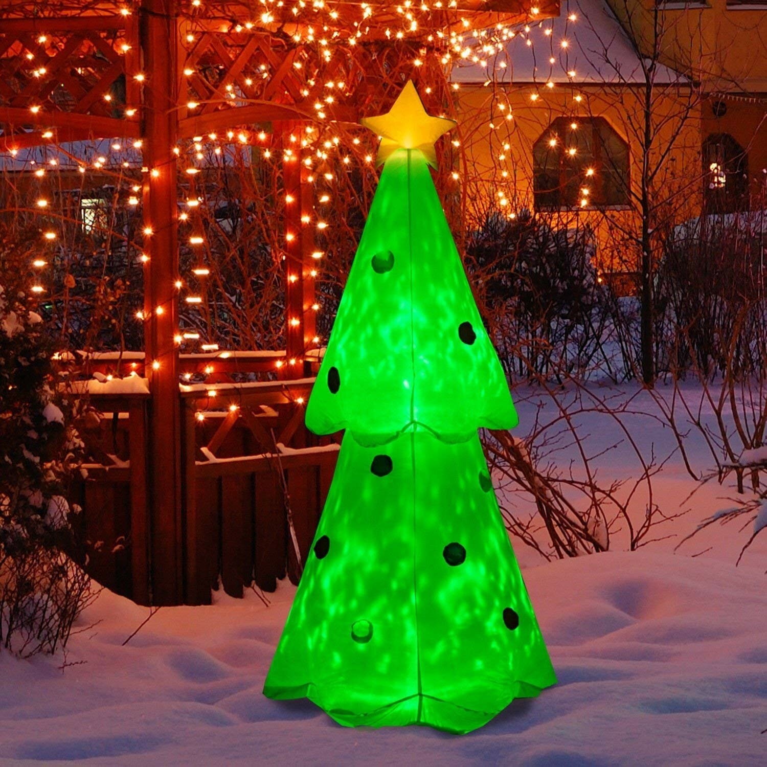 Glowing Christmas Tree LED Outdoor Inflatable
