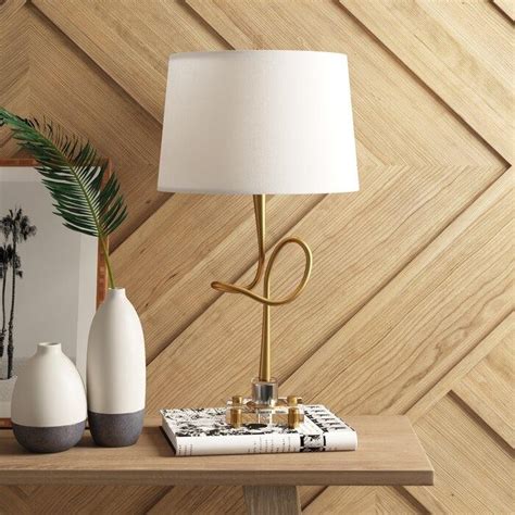 Gold Metal Crystal Novelty Table Lamp