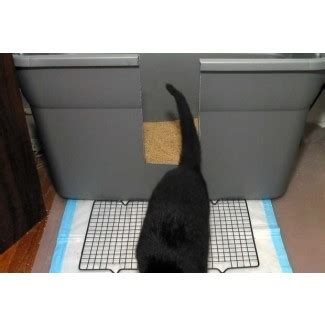 Grey Plastic Automatic Litter Box