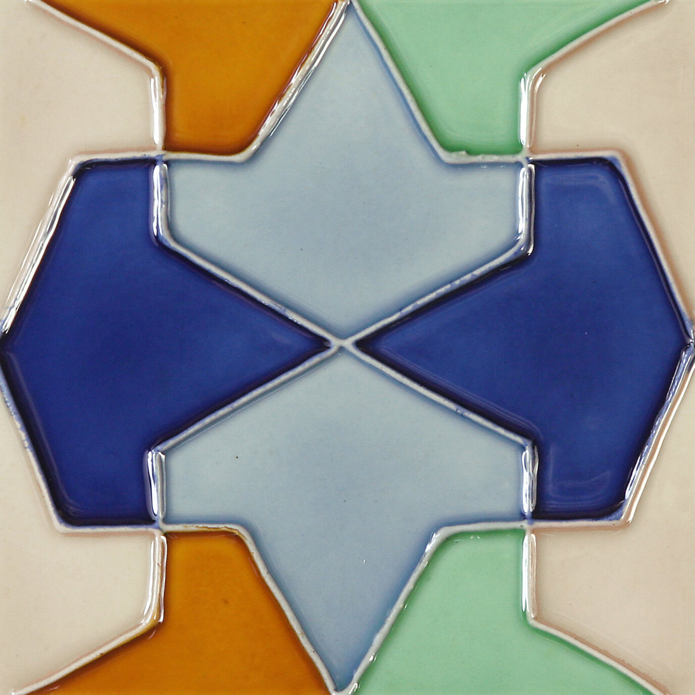 Hand-Painted Ceramic Decorative Tile