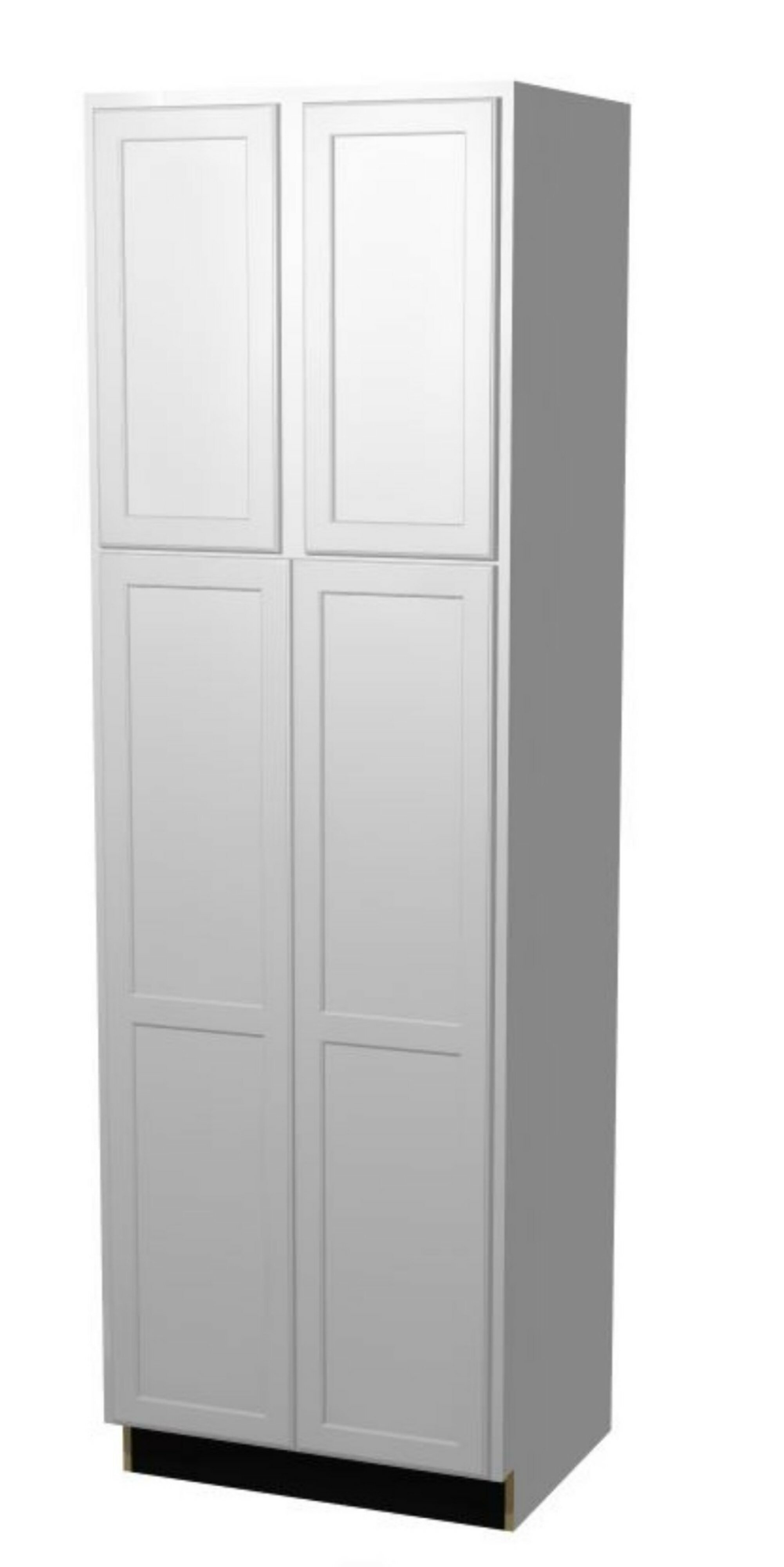 High Doors Pantry Cabinet in White