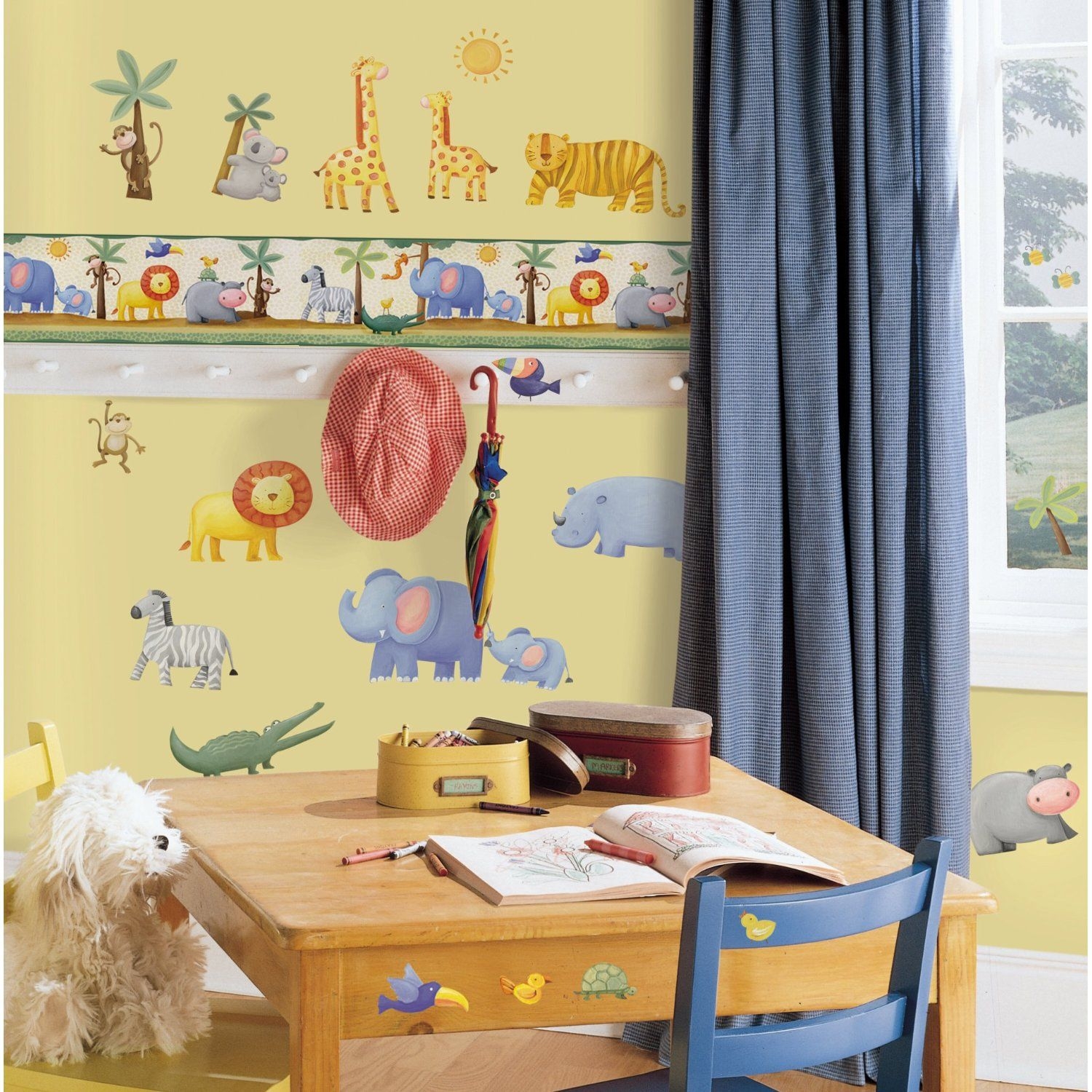 Jungle Peel And Stick Wall Border