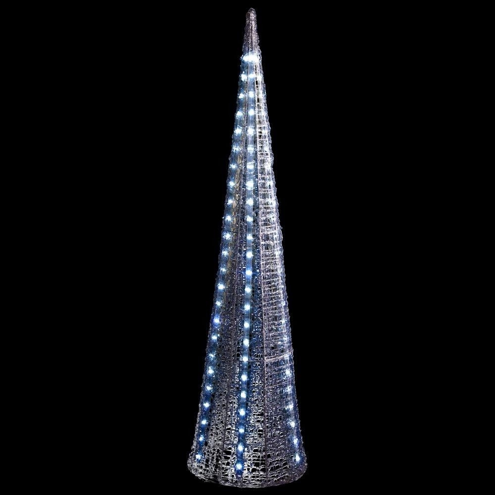 Large Crystal Cone Tree Lighted Display