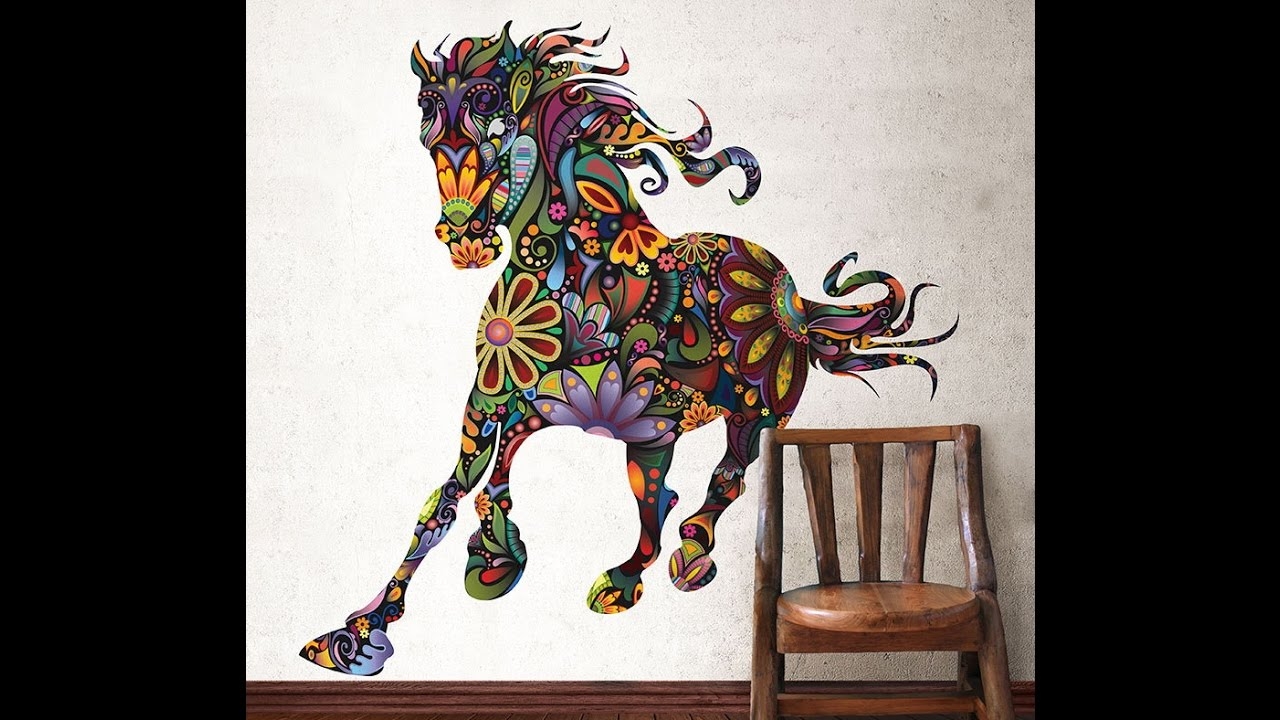 Large Horse Fabric Wall Decal