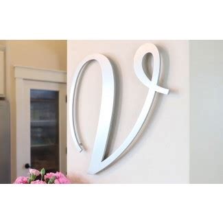 Large Natural Wood Wall Letter
