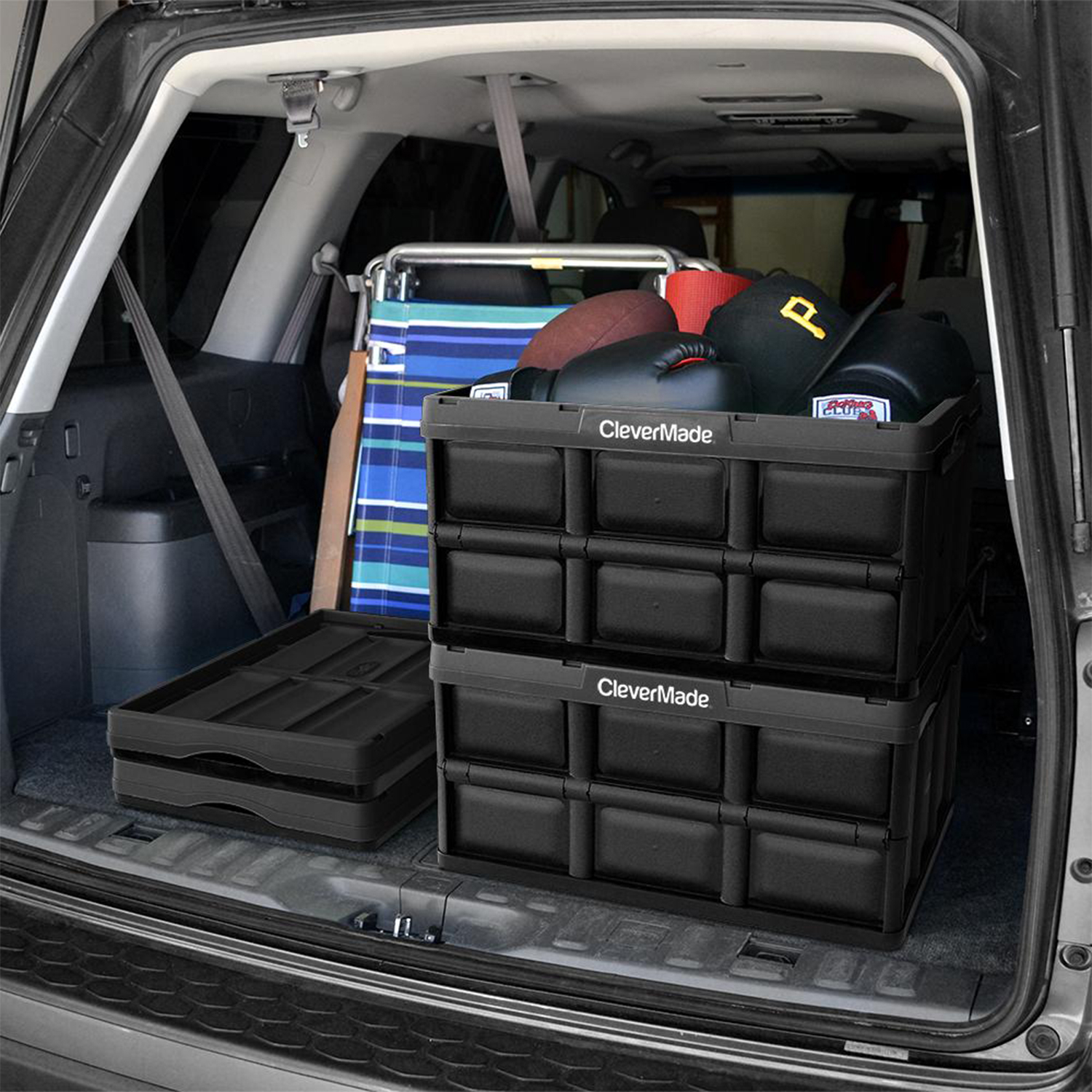 Large Plastic Rectangle Storage Bin Set