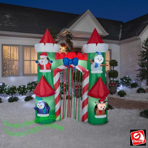 Large Santa's Castle Inflatable