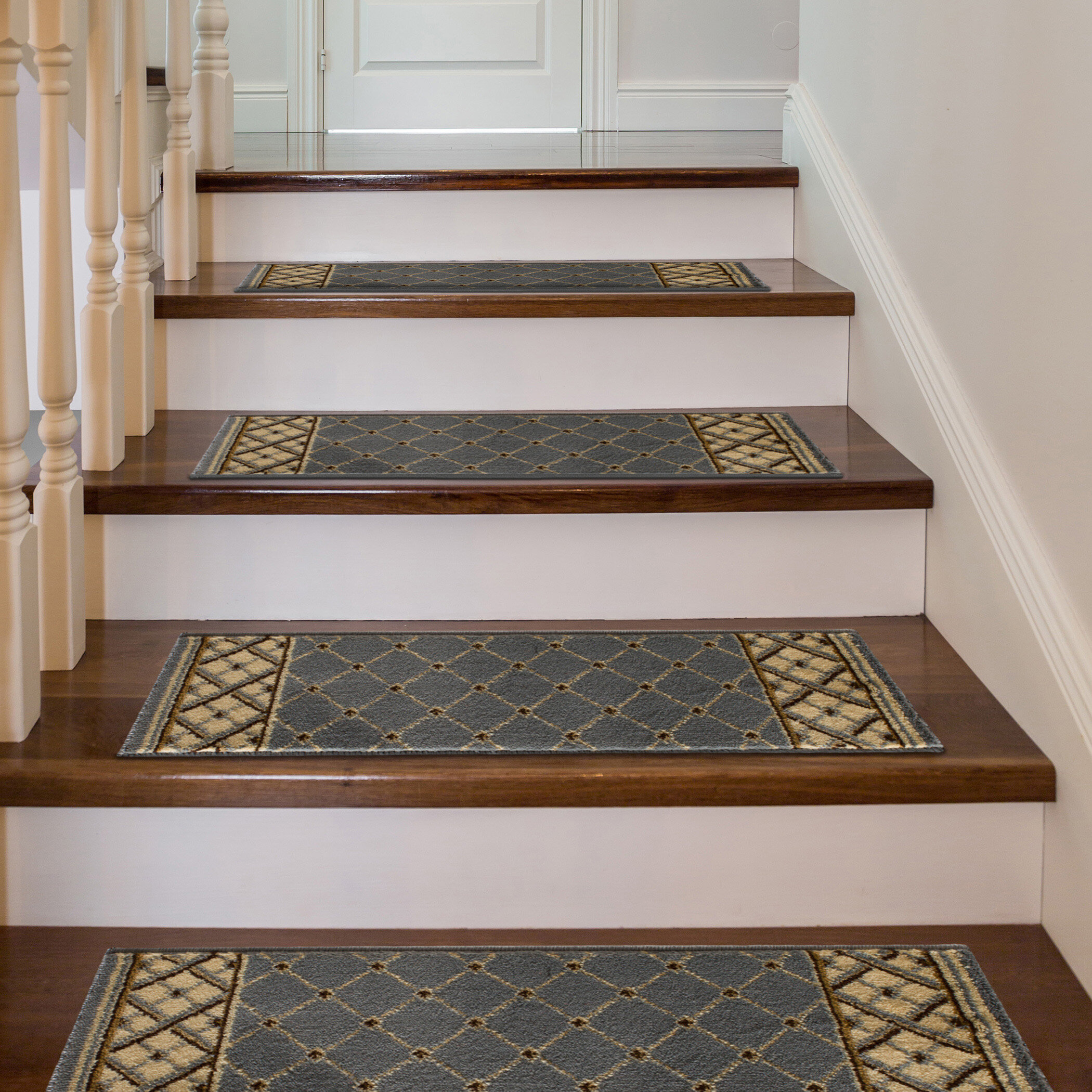 Light Blue Oriental Stair Tread