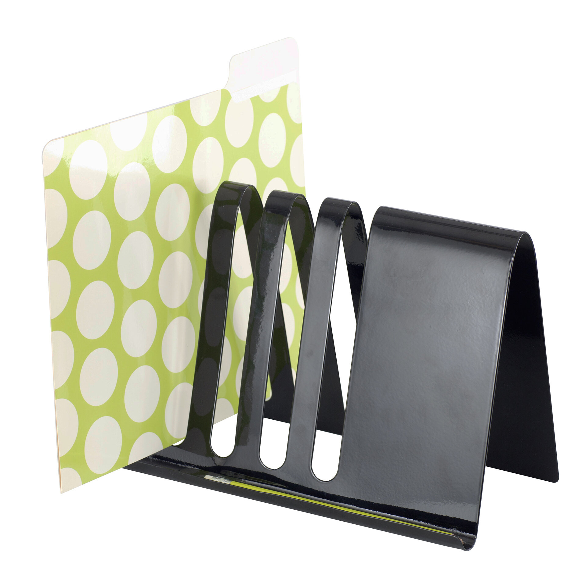 Magnetic A-Frame File Holder in Black