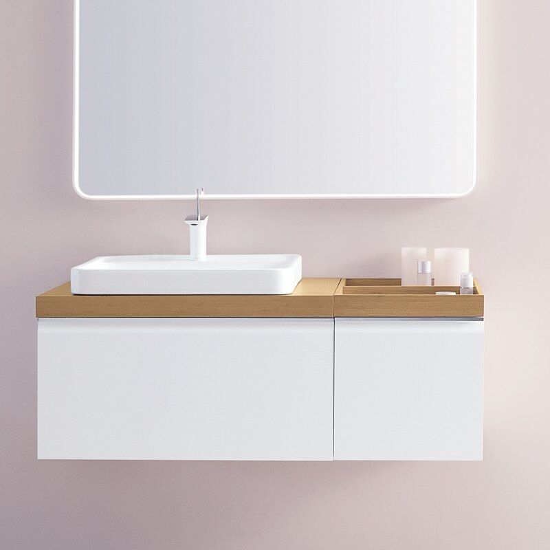 Maple Wood White Wall Cabinet