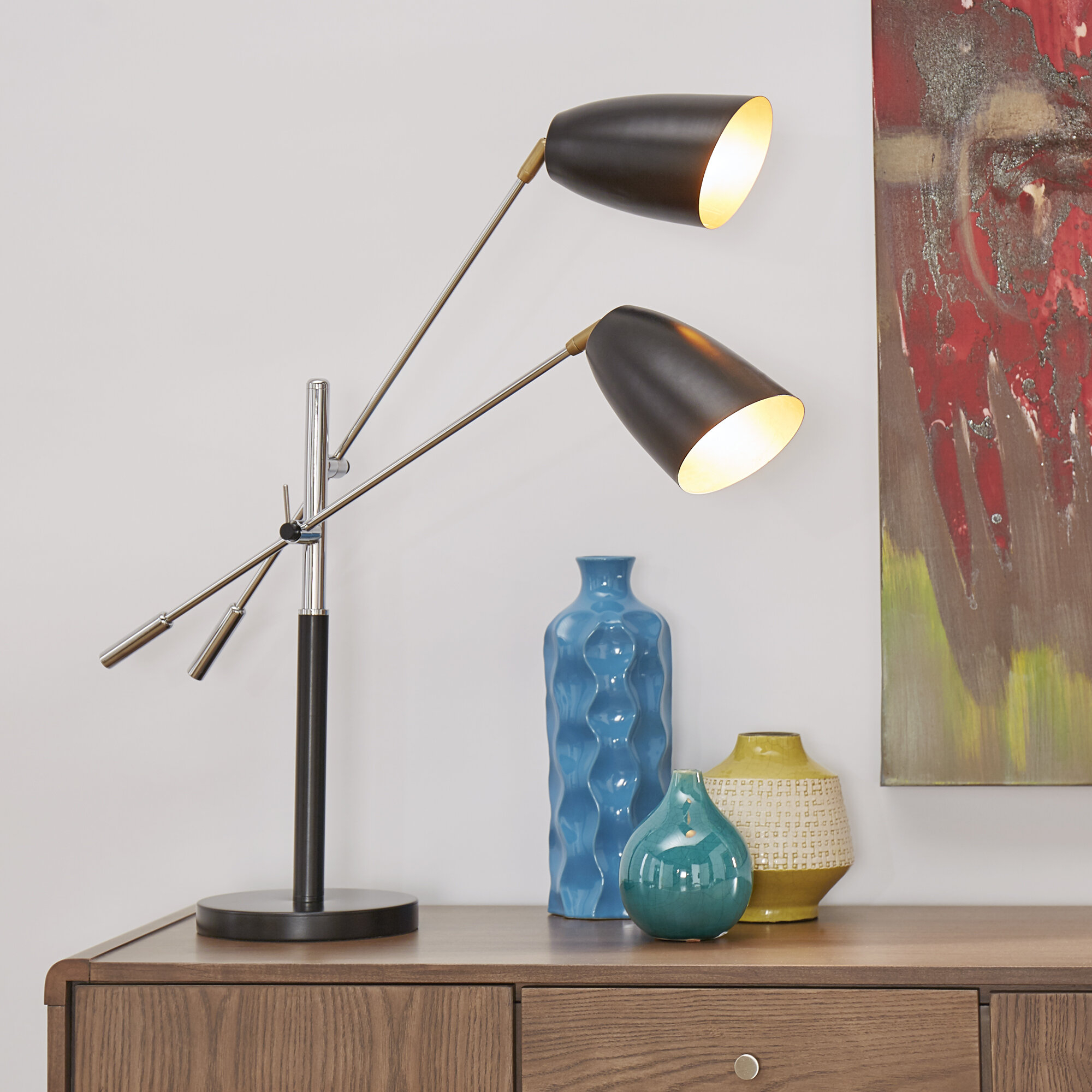 Metal Mid Century Modern Desk Lamp
