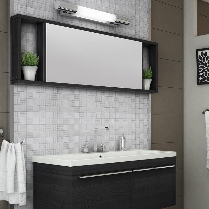 Metallic Silver Metal Peel And Stick Mosaic Tile