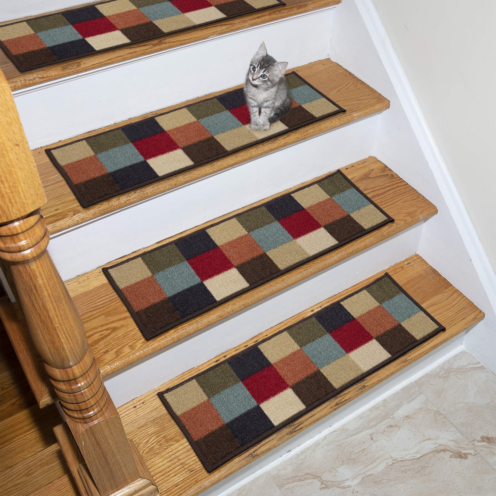 Multi Color Nylon Traditional Stair Tread
