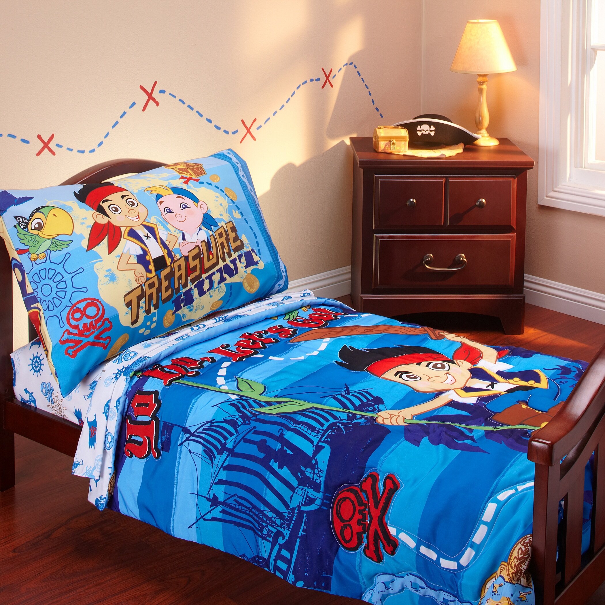Nautical Polyester Toddler Bedding Set